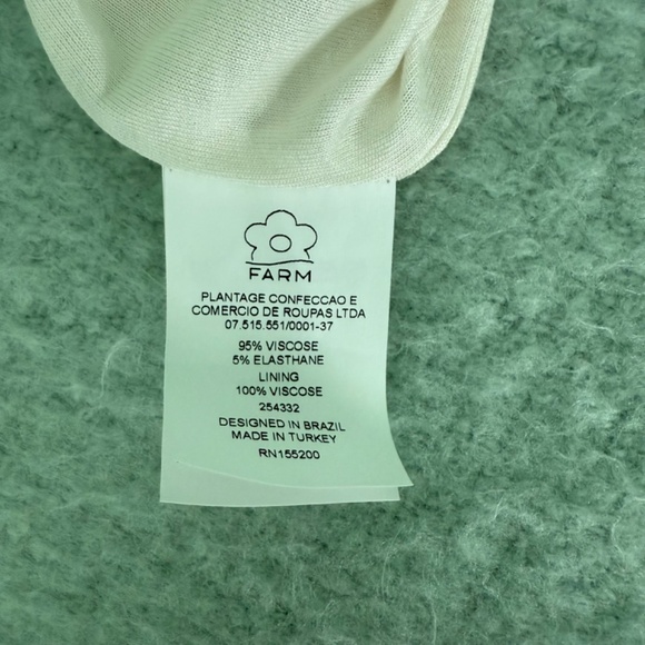 Anthropologie Farm Rio Blue Motif Tiled Slip Dress XS - Picture 11 of 13